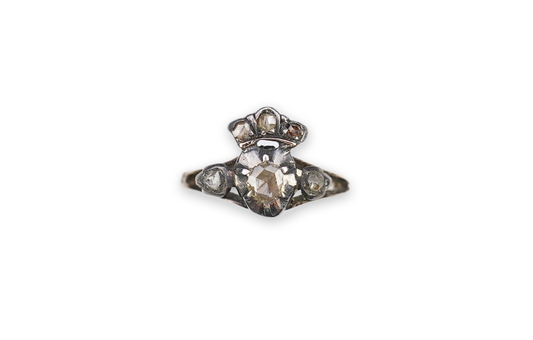 A diamond ring, 19th century